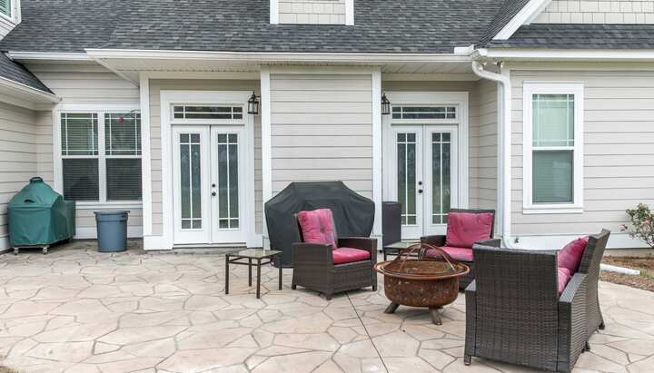 Stamped Concrete Patio Visalia, CA